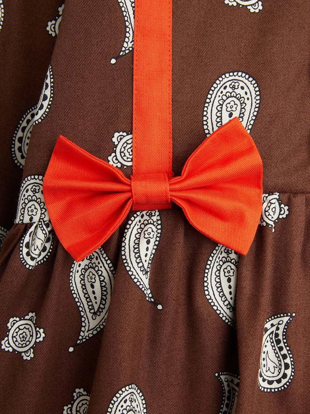 Mini Rodini Jurk met paisley-print Bruin