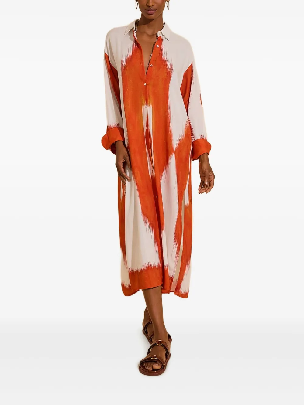 Lenny Niemeyer printed dress - Wit