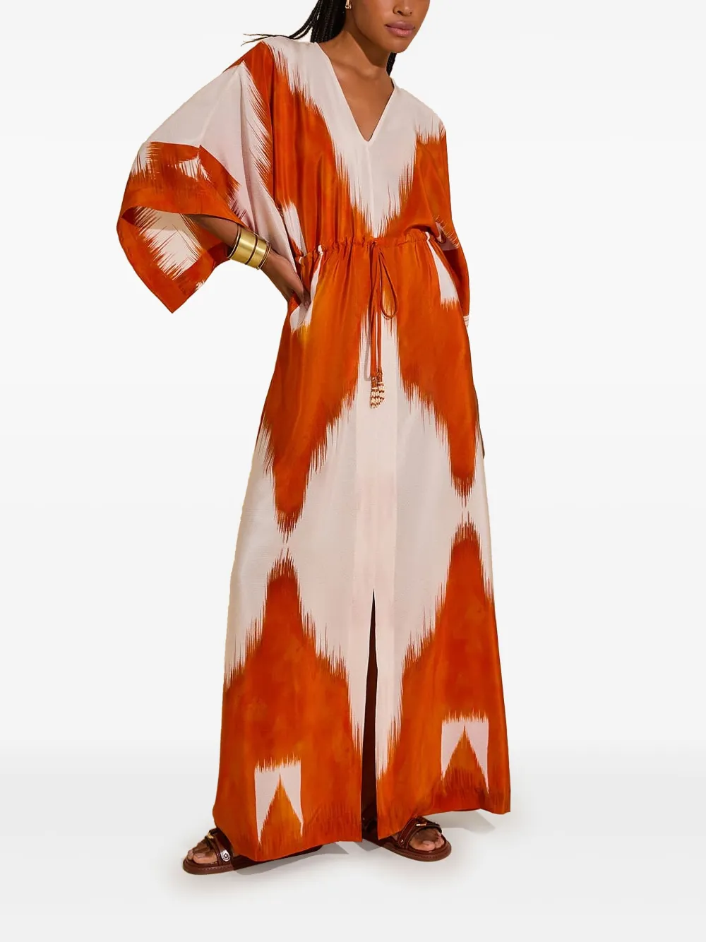 Lenny Niemeyer printed silk dress - Wit