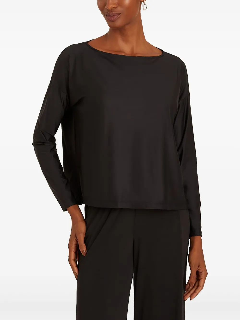 Lenny Niemeyer boat-neck top - Zwart