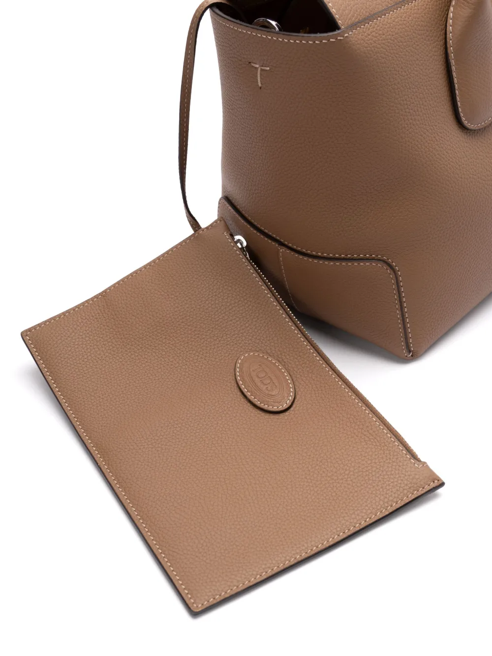 Tod's Di kleine shopper Bruin