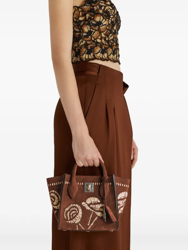 トートバッグ Ermanno Scervino Maggie Shopping Bag In Natural Shaded Ermanno Scervino Maggie Tote Bag | Brown | FARFETCH