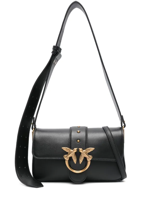 ショルダーバッグ・ポシェット Pinko MINI LOVE BAG SLOUCHY SHOULDER BAG Mini Love Bag Slouchy shoulder bag in cloudy leather PINKO