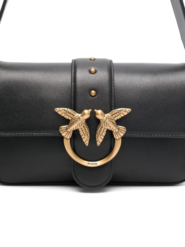 ショルダーバッグ・ポシェット Pinko MINI LOVE BAG SLOUCHY SHOULDER BAG PINKO Mini Love One Slouchy Shoulder Bag | Black | FARFETCH