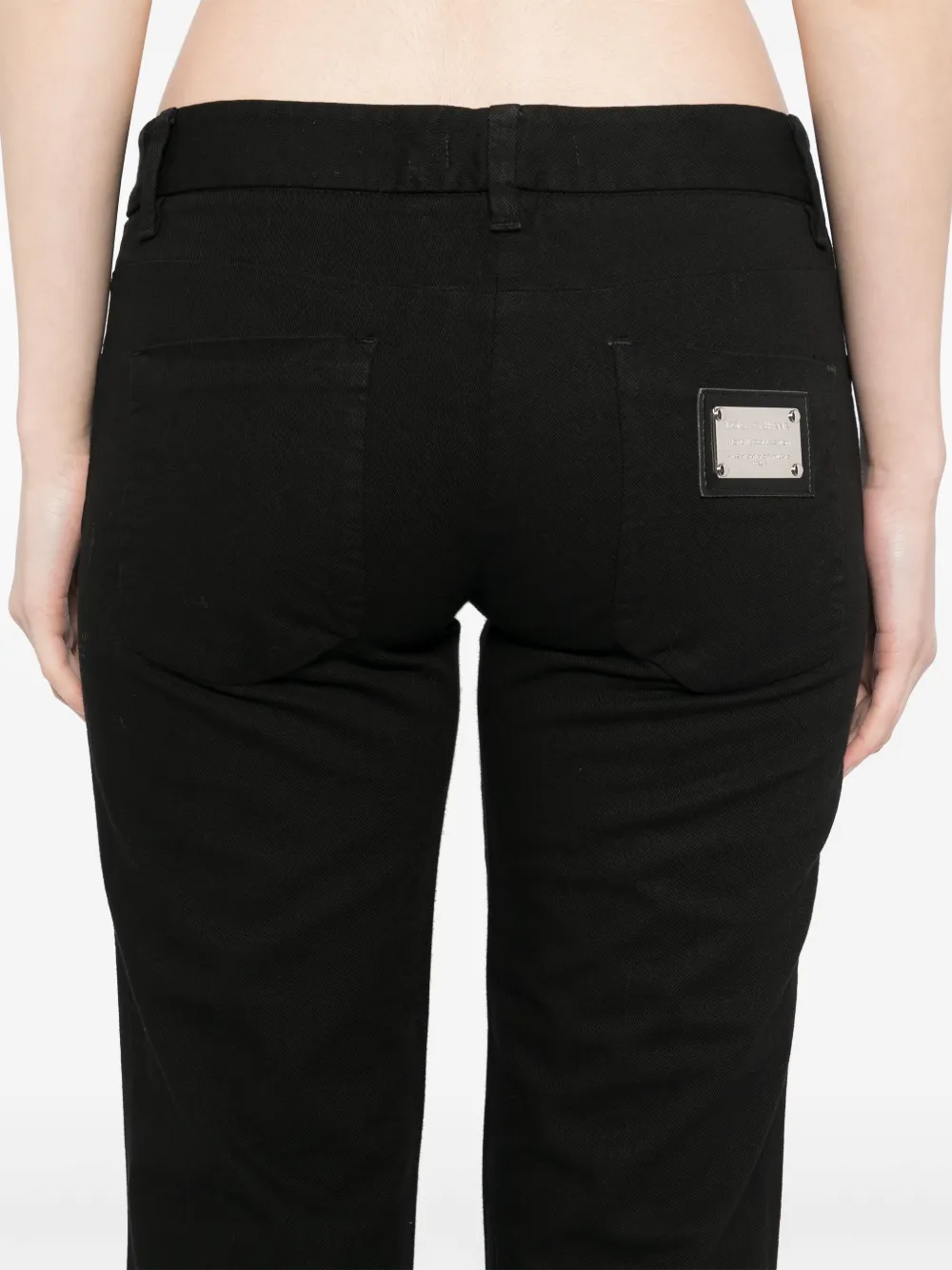 Dolce & Gabbana Straight jeans Zwart