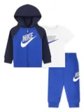 Nike Kids logo tracksuit set - Blue