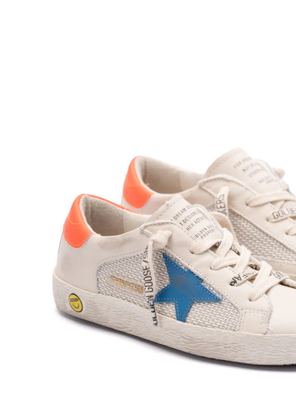 Golden Goose Kids Super-Star low-top sneakers Wit