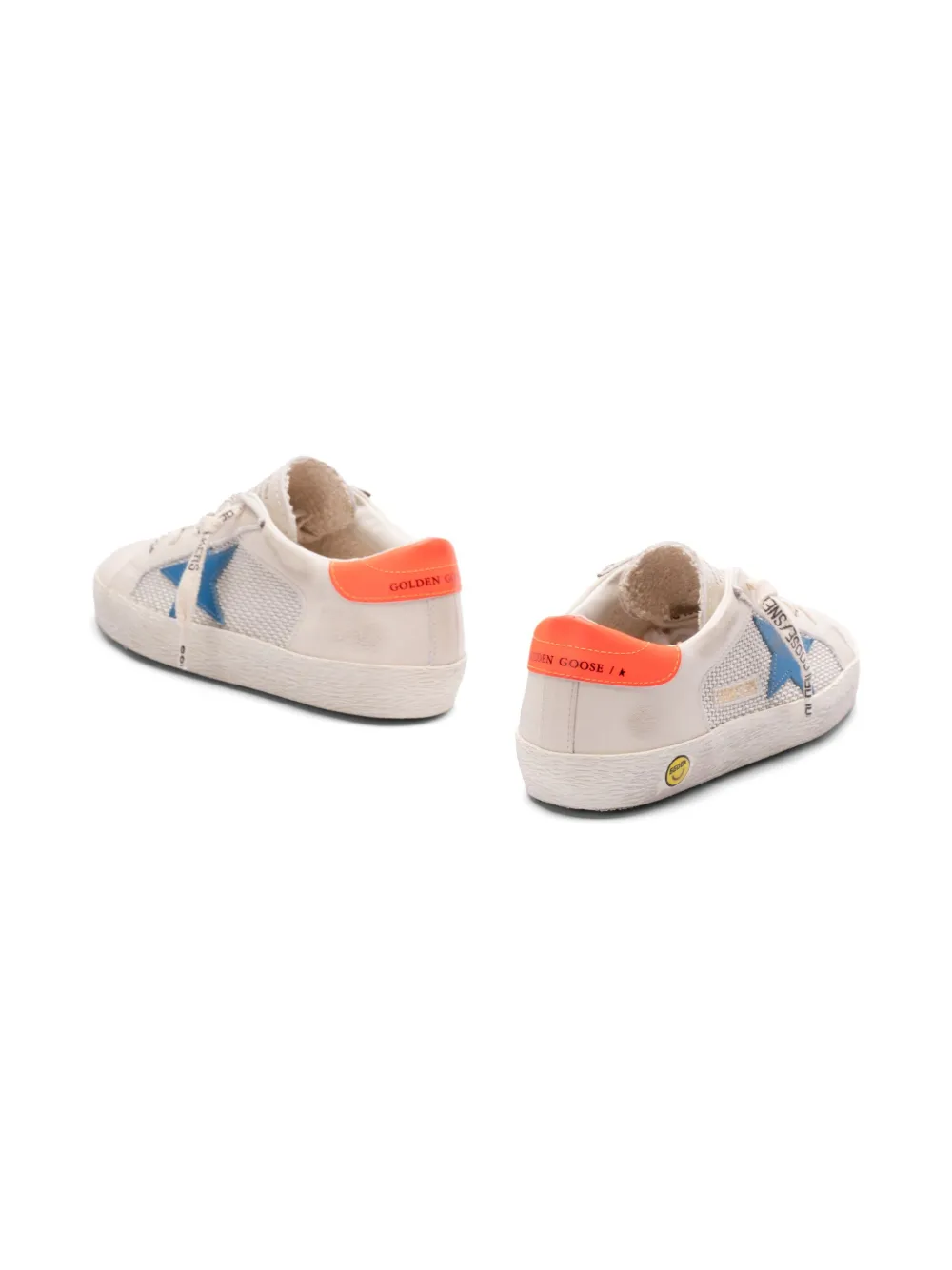 Golden Goose Kids Super-Star low-top sneakers Wit