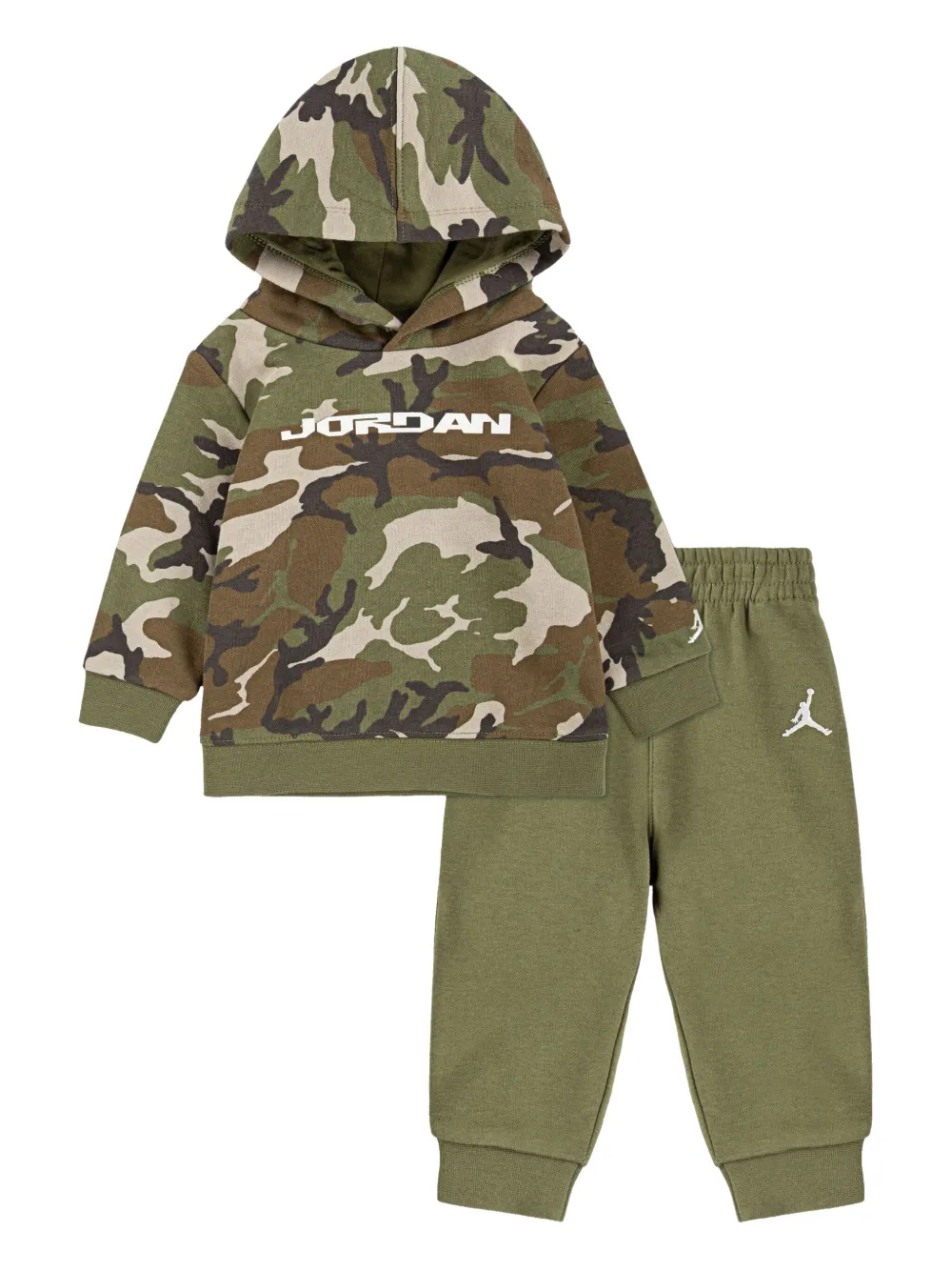 Jordan Kids Trainingspak met logoprint Groen
