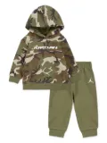 Jordan Kids logo-print tracksuit set - Green