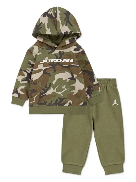 Jordan Kids logo-print tracksuit set