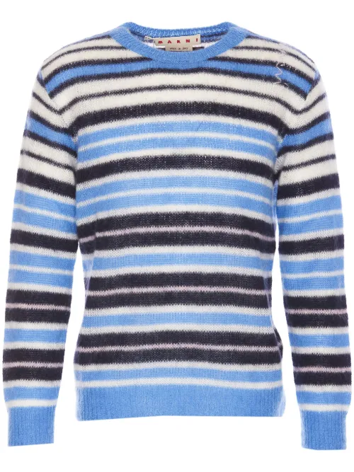 Marni pull à rayures - Bleu - Marni - Modalova