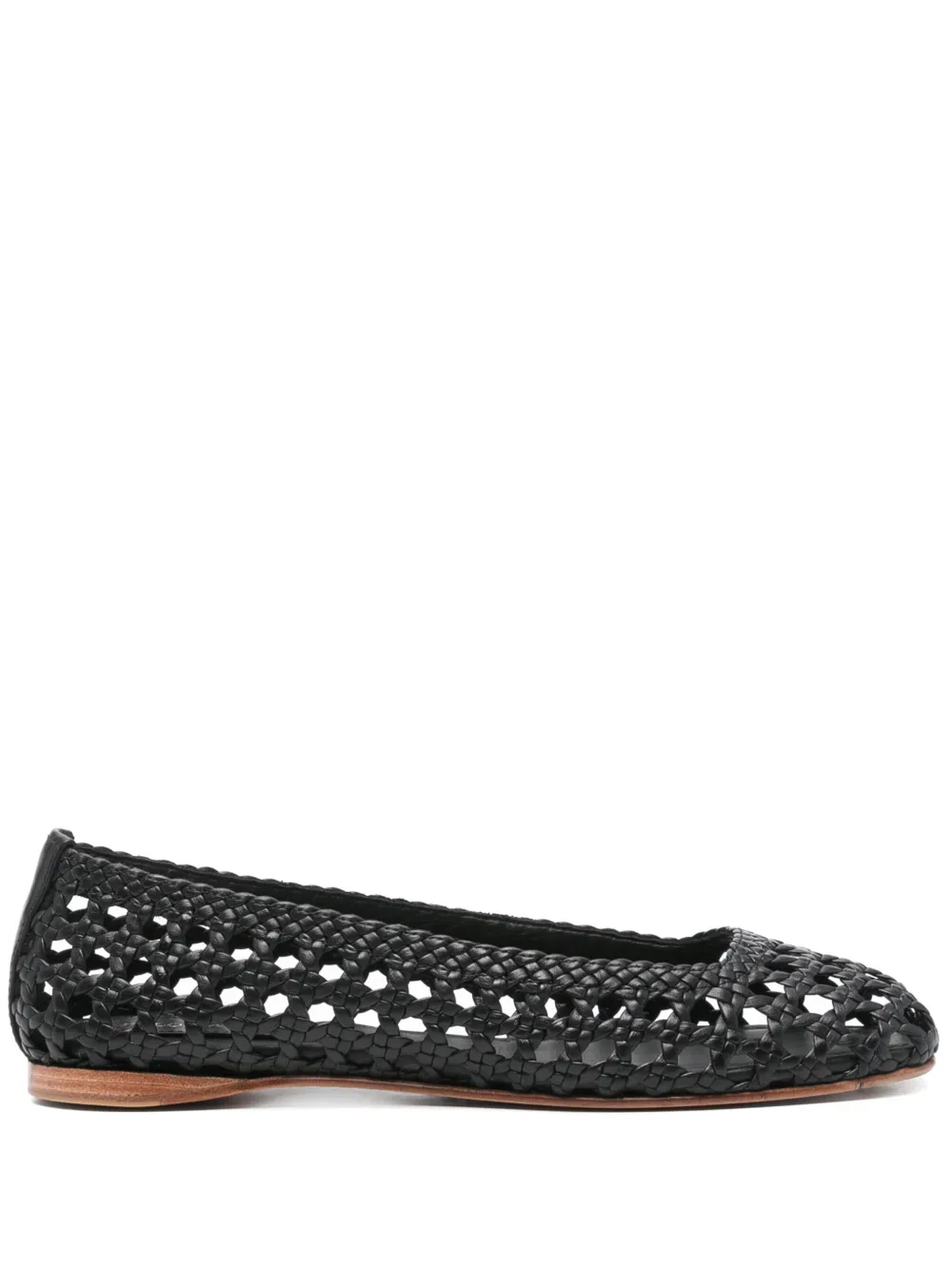 Shell ballet flats