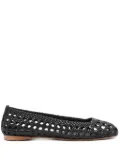 Paloma Barceló Shell ballet flats - Black