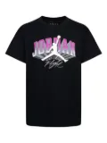 Jordan Kids logo-print T-shirt - Black