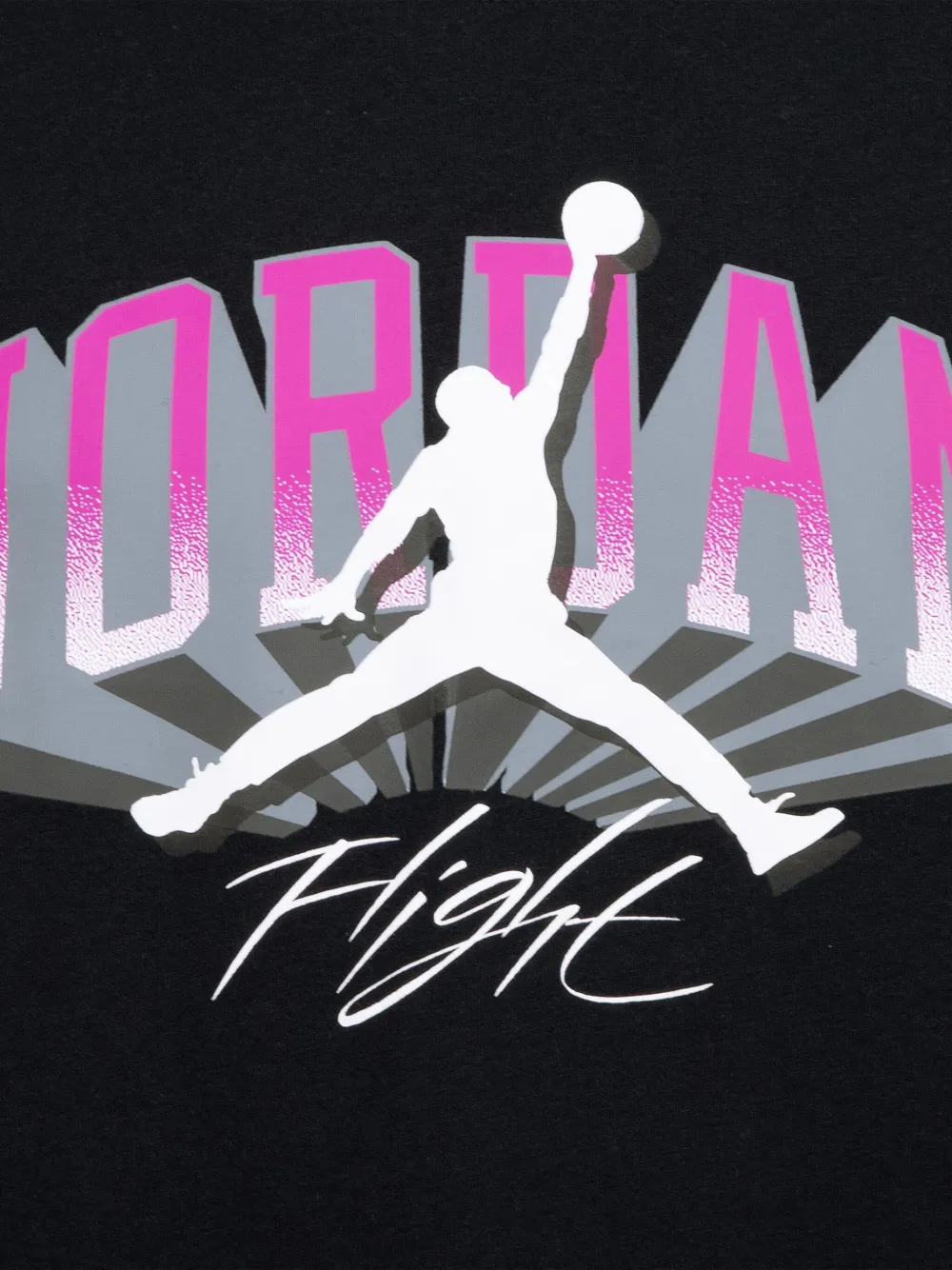 Jordan Kids T-shirt met logoprint Zwart