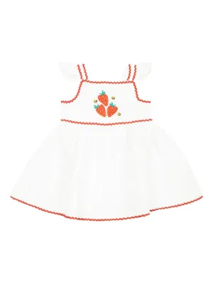 キッズワンピース・オールインワン Stella McCartney 3/4 sleeve embroidered dress Stella McCartney(ステラマッカートニー) キッズワンピース