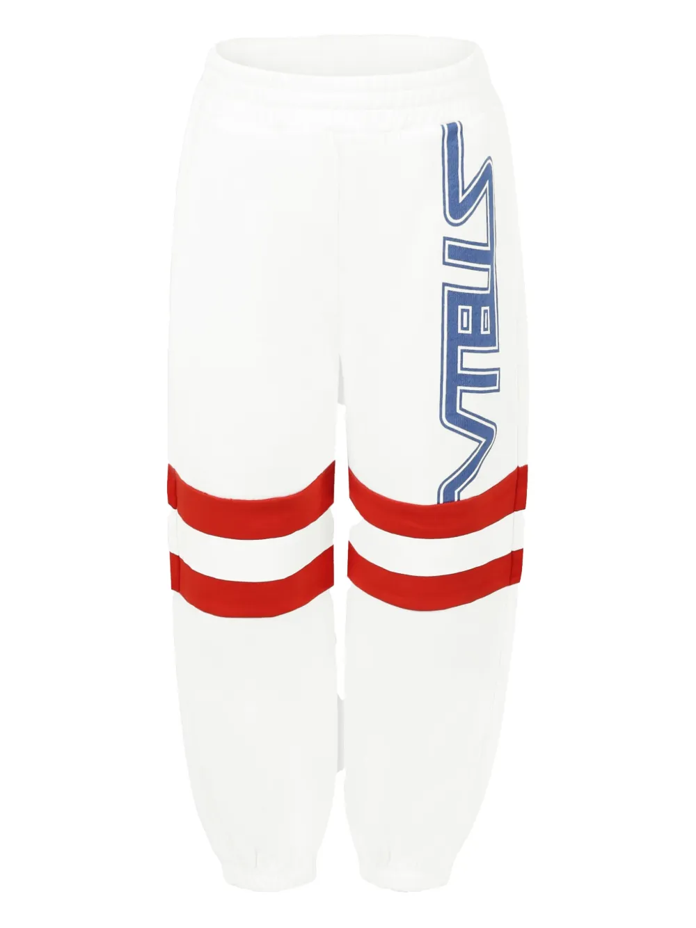 Stella McCartney Kids logo-print tracksuit bottom - Bianco