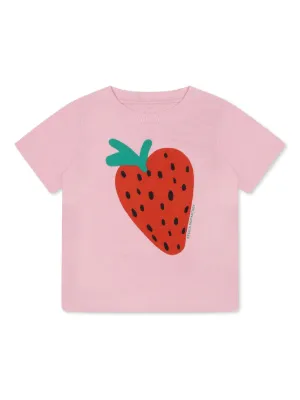 logo-embroidered T-shirt