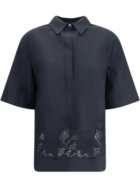 P.A.R.O.S.H. camisa con bordado floral