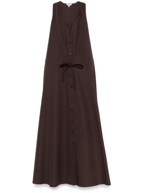 ASPESI vestido midi de popelina