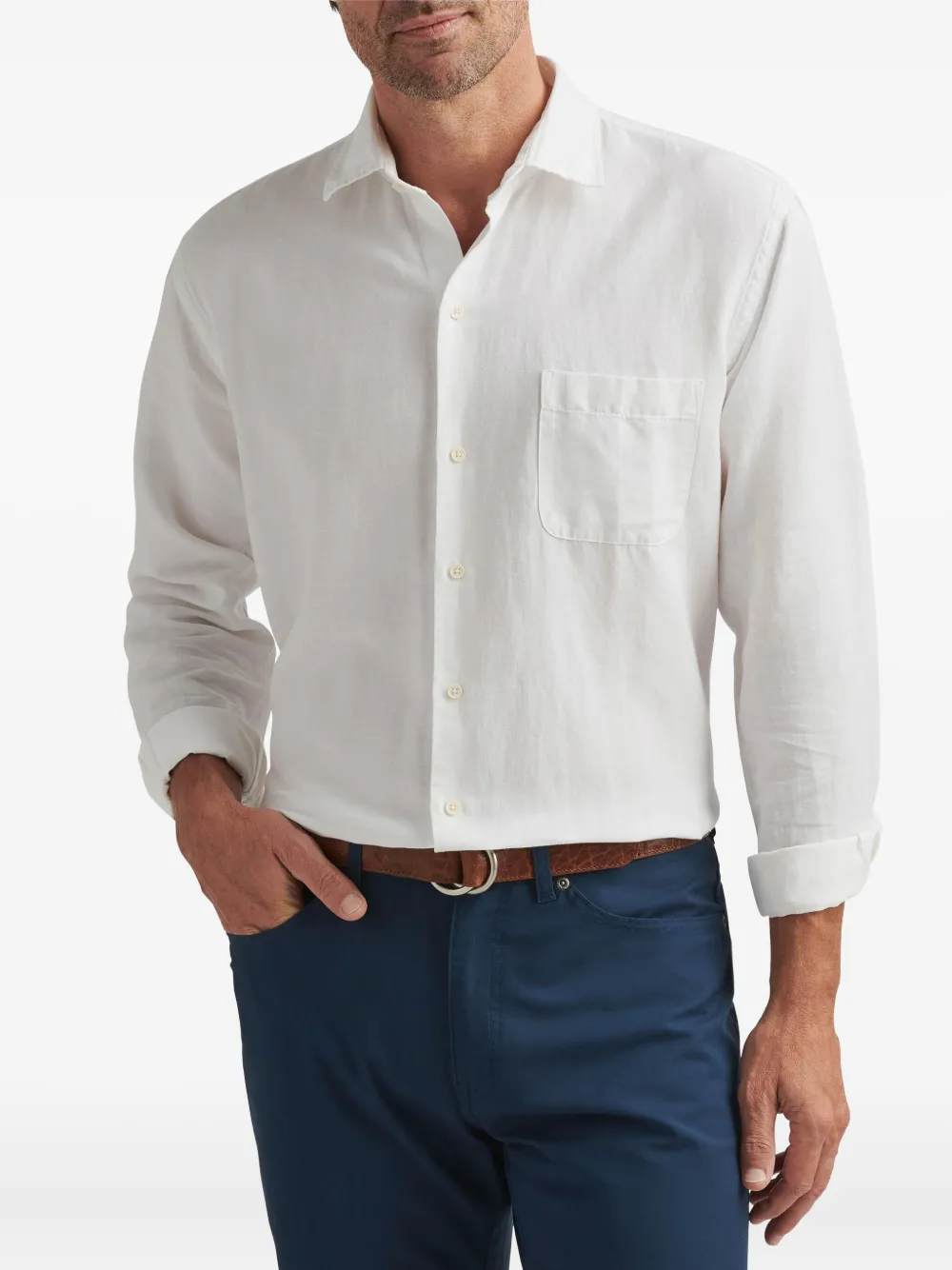 Peter Millar linen-blend shirt | Image 2
