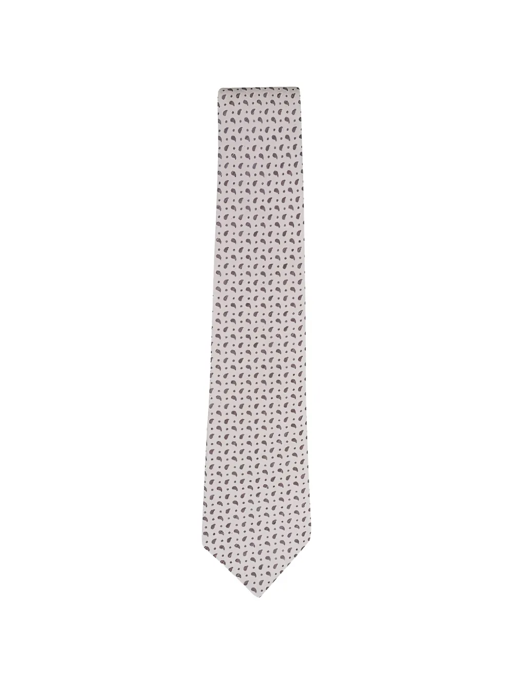 Isaia paisley-pattern tie - Toni neutri