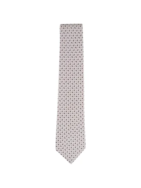 Isaia paisley-pattern tie