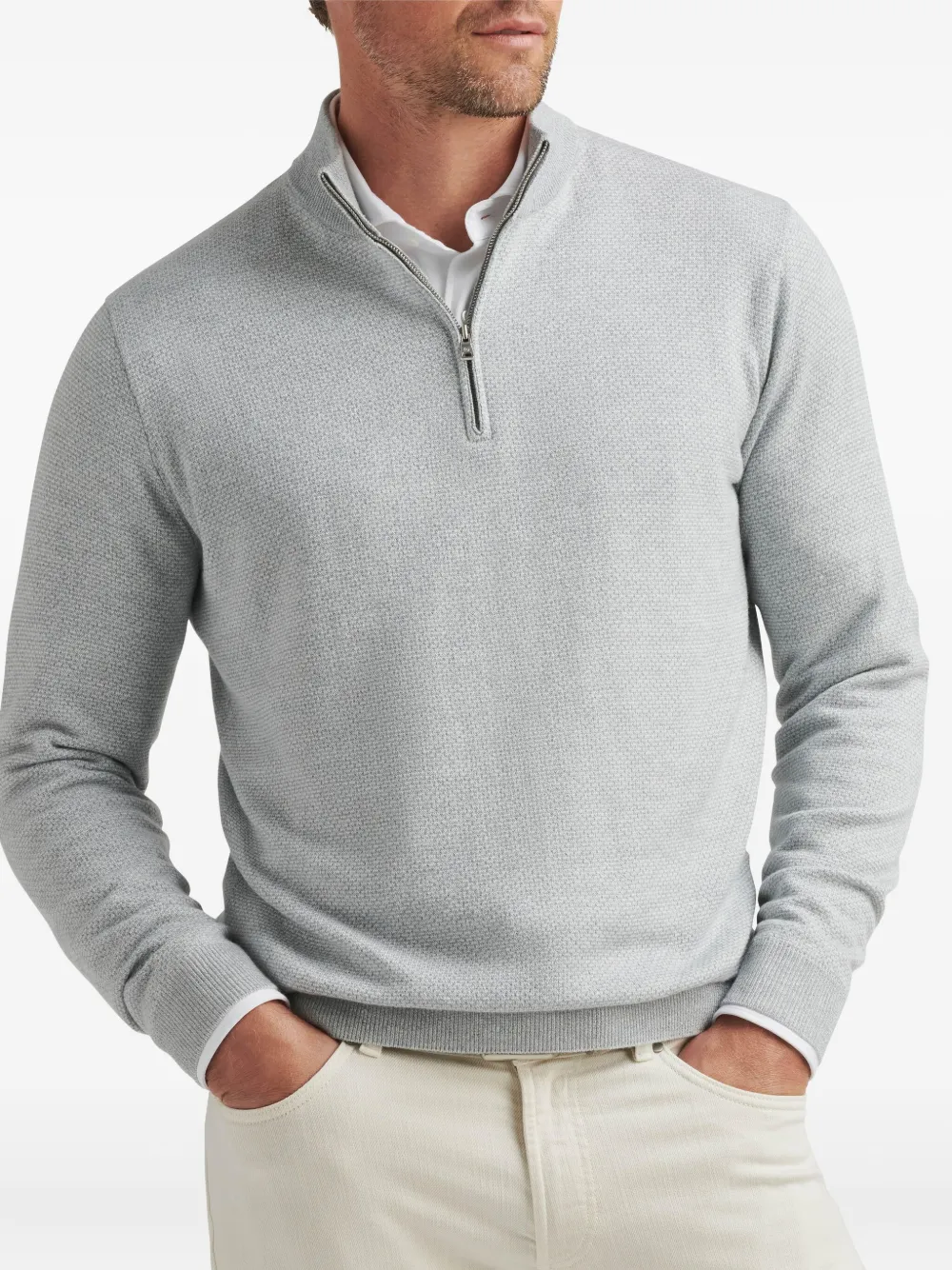 Peter Millar zip-front jumper | Knitted Sweaters | Image 2