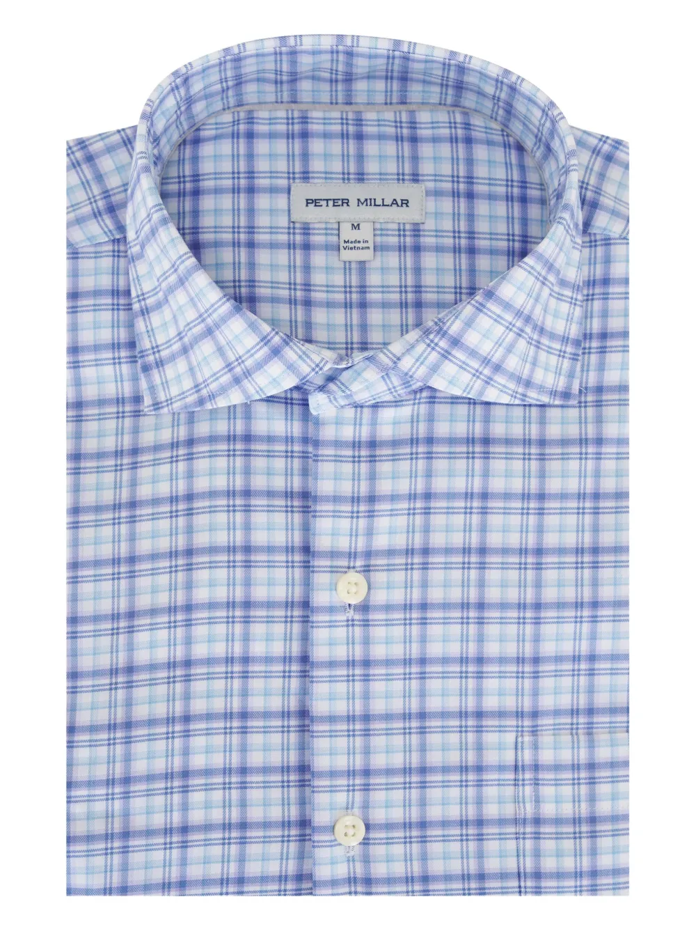 Peter Millar checked button-down shirt | Blue | Image 1