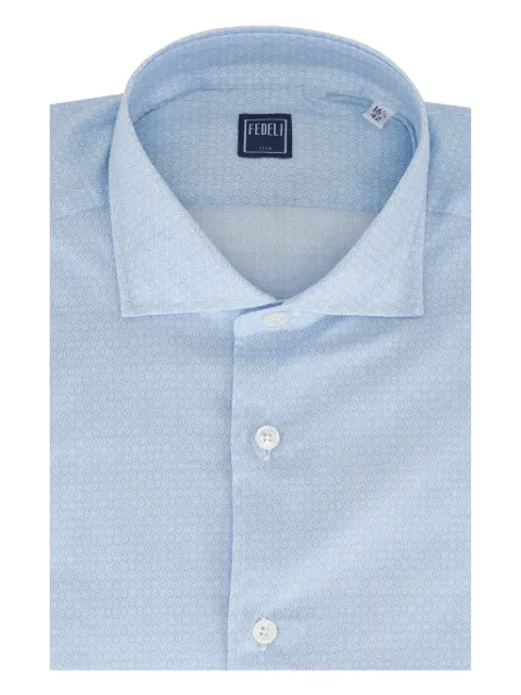 Fedeli geometric-print shirt
