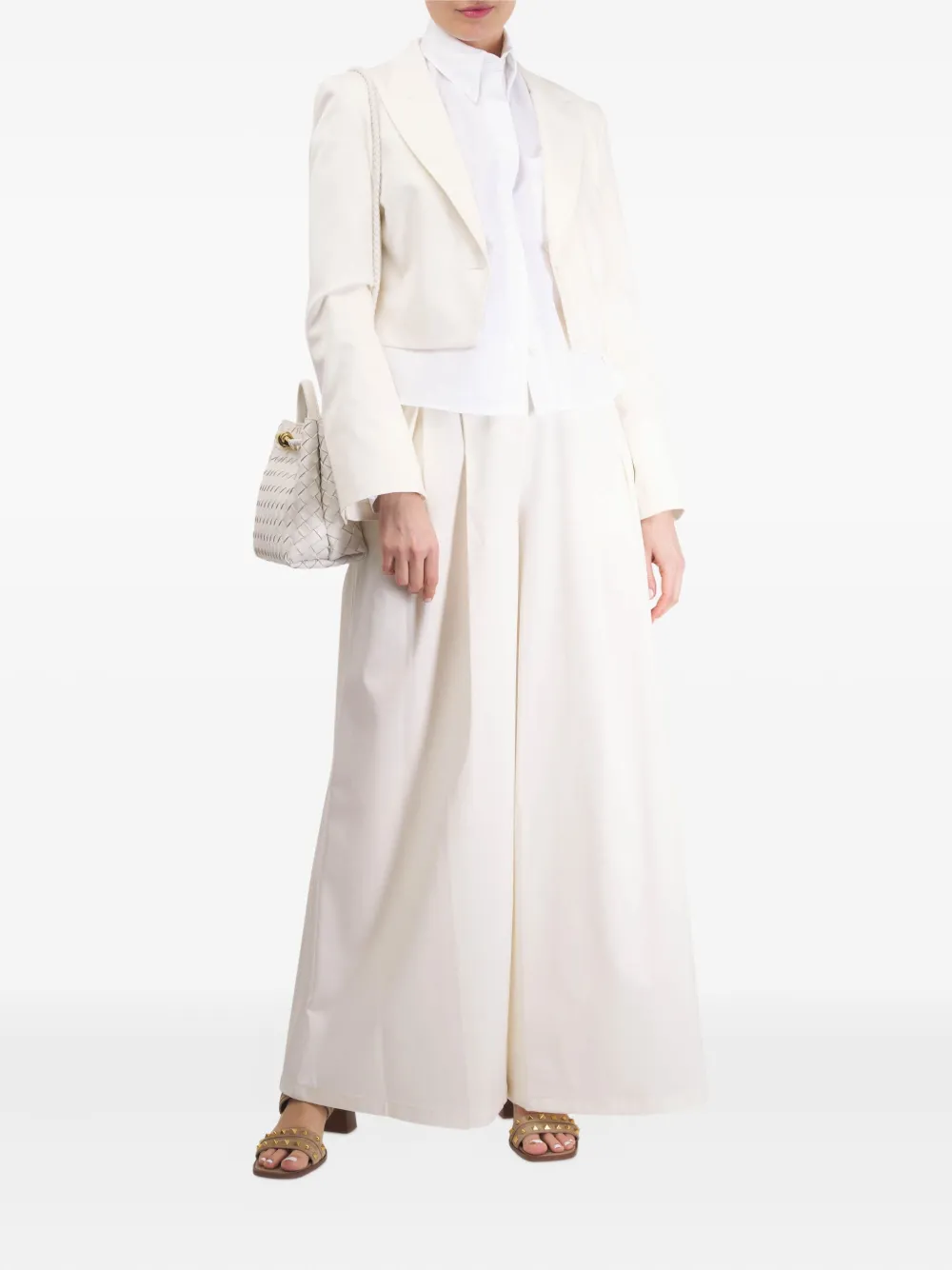 TWP pleated trousers - Wit