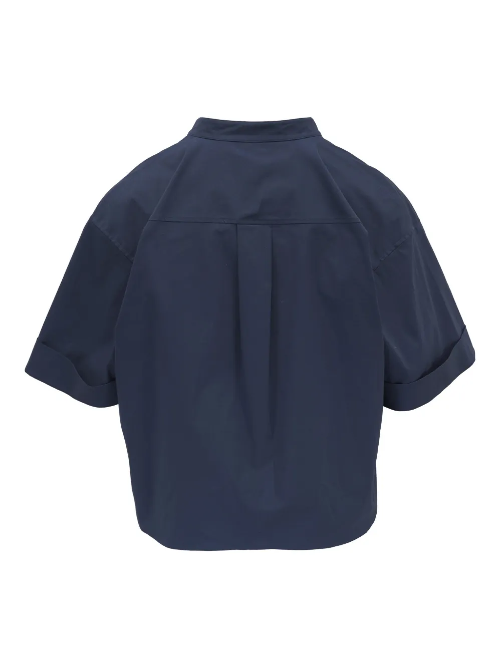 Brunello Cucinelli Blouse van stretch-katoen - Blauw