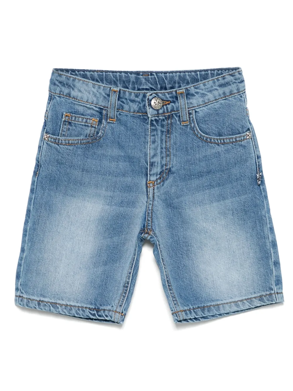 John Richmond Junior Shorts met logo Blauw