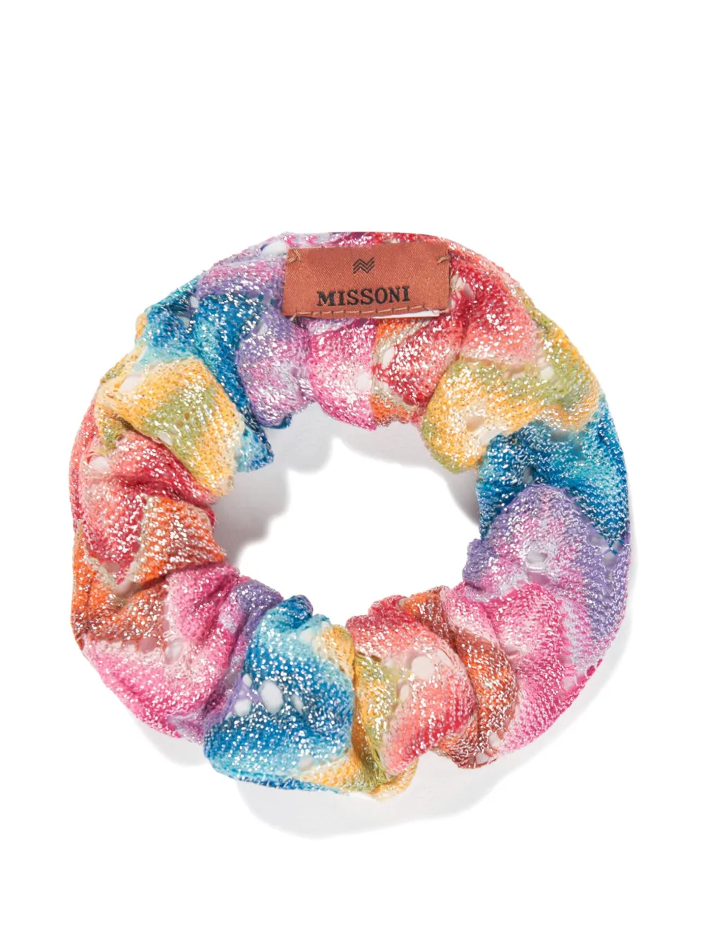 Missoni Kids brushed-finish hair bun - Roze