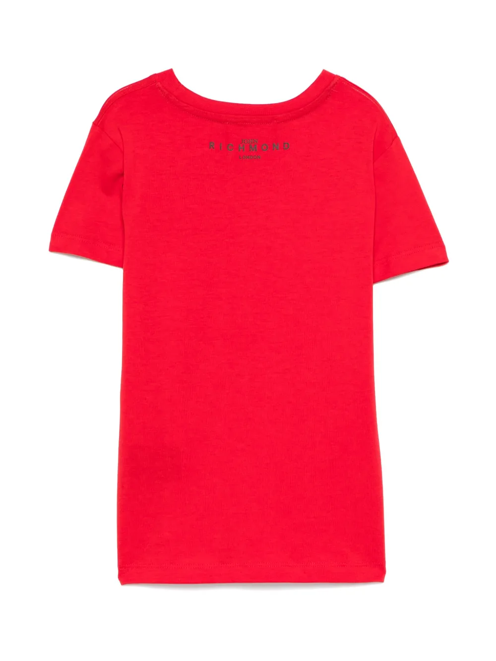 John Richmond Junior T-shirt met logoprint Rood