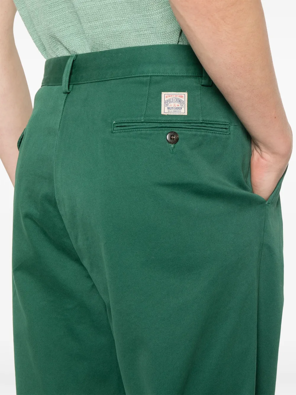 Polo Ralph Lauren Broek met logopatch Groen