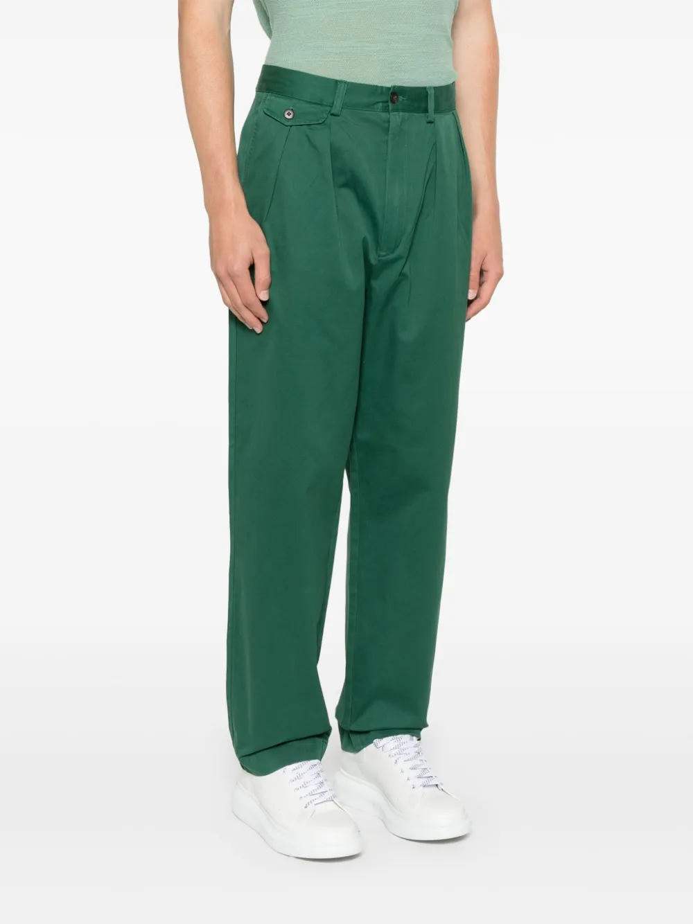Polo Ralph Lauren Broek met logopatch Groen