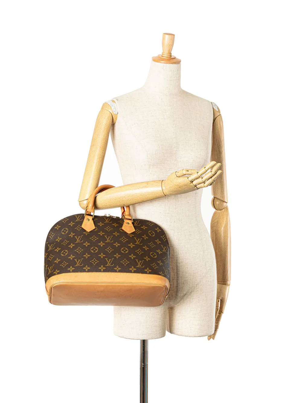 Louis Vuitton Pre-Owned 1998 Monogram Alma PM handtas - Bruin