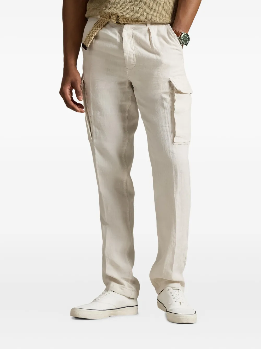 Polo Ralph Lauren Linnen broek Grijs