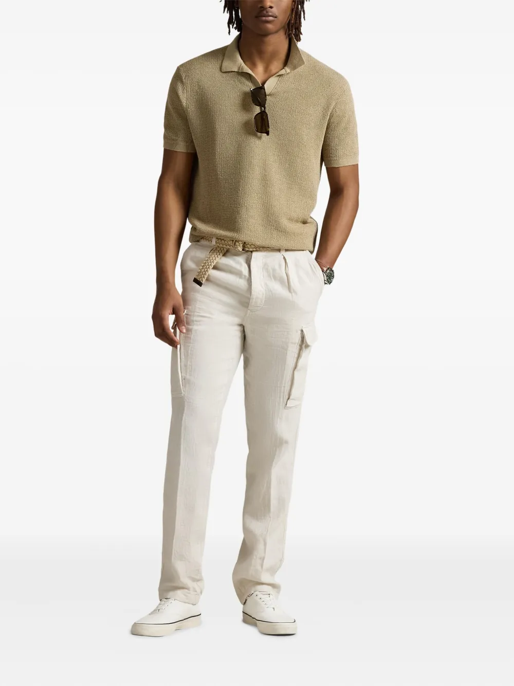 Polo Ralph Lauren Linnen broek Grijs