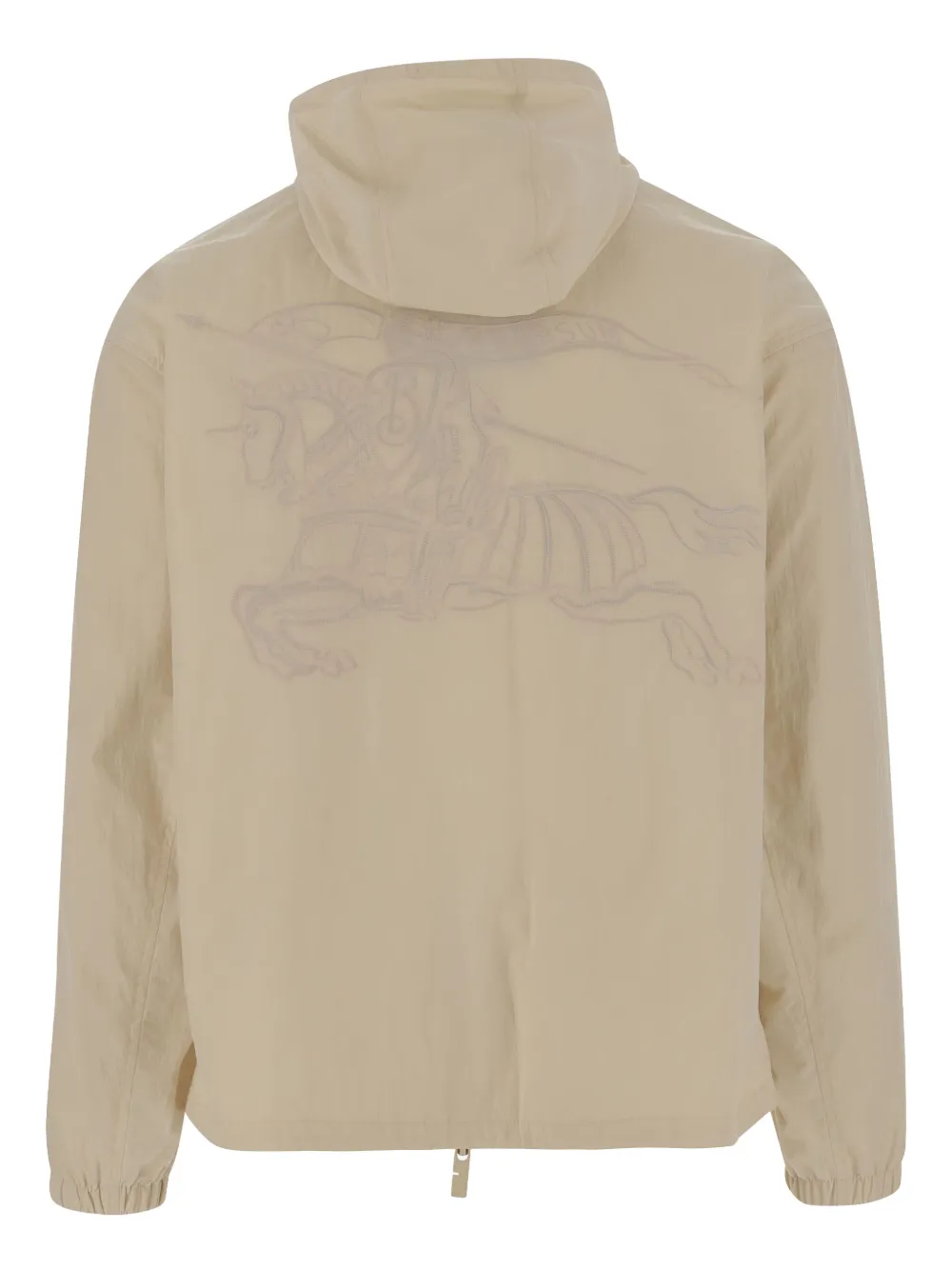 Burberry logo-embroidered jacket - Beige