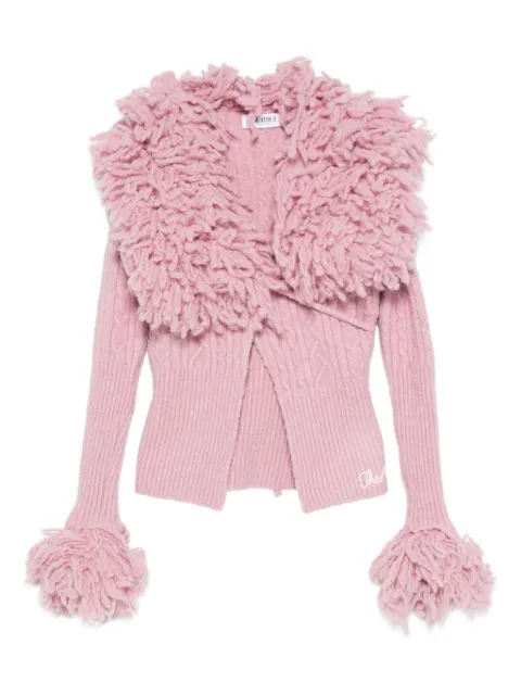 The Attico cable-knit cardigan