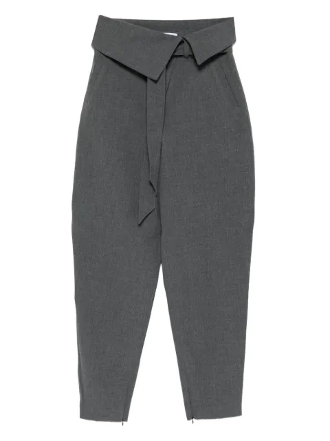 The Attico fold waist trousers