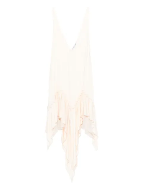 The Attico ruffled asymmetric mini dress