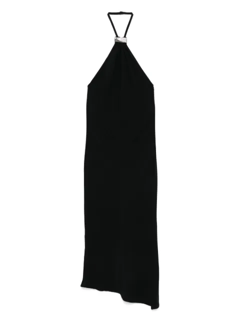 The Attico halterneck low-back midi dress