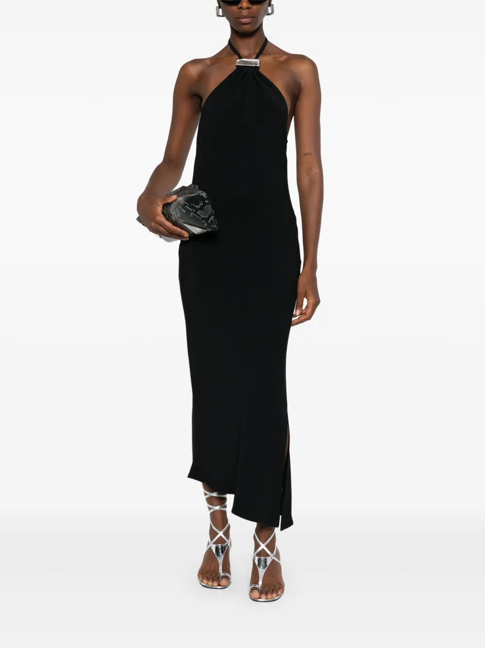 The Attico halterneck low-back midi dress | Cocktail & Party Dresses | Image 2
