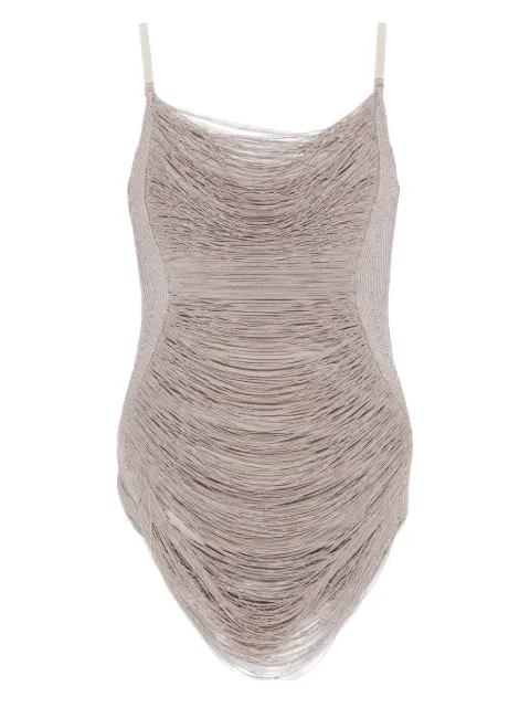 The Attico draped mini dress