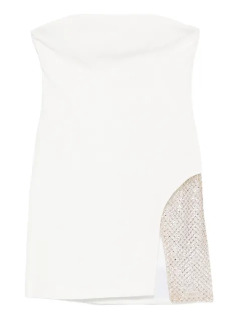 The Attico strapless mini dress