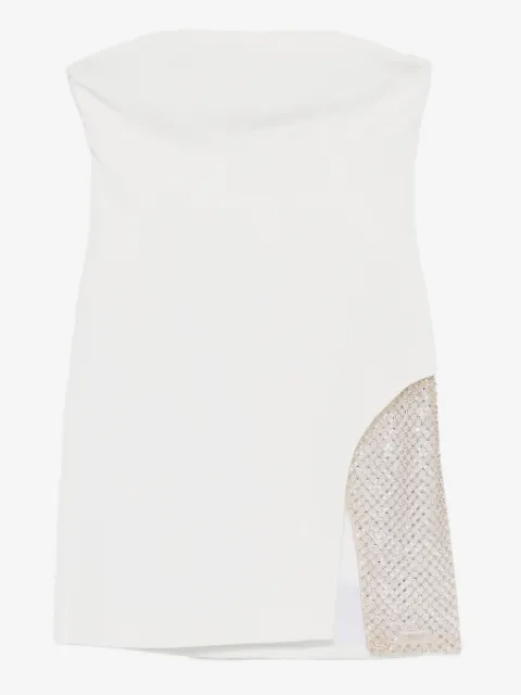 The Attico vestido corto estilo strapless